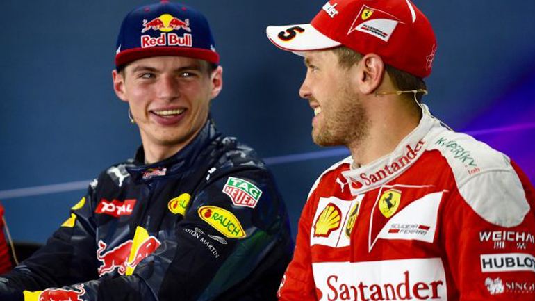 Μια μπίρα από τον Vettel στον Verstappen!